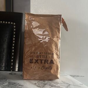 RARE e.l.f. x Chipotle Brown Makeup Bag